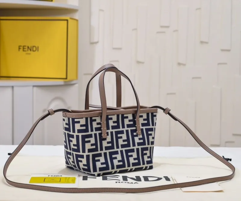 Alternative view of Fendi Mini FF Canvas Tote Bag 208