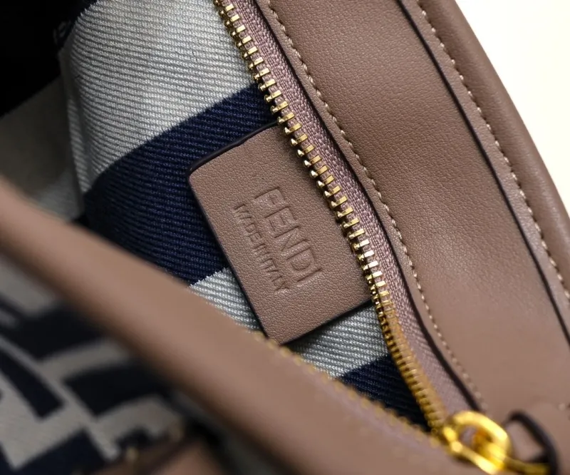Fendi Mini FF Canvas Tote Bag 208 - Image 6