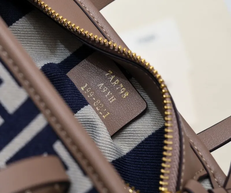 Fendi Mini FF Canvas Tote Bag 208 - Image 7