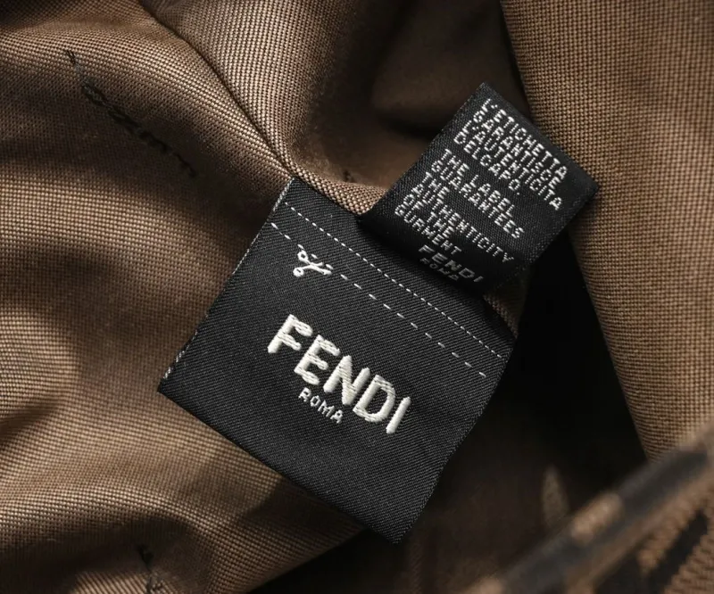 Fendi Brown Zucca Shoulder Bag - Image 8