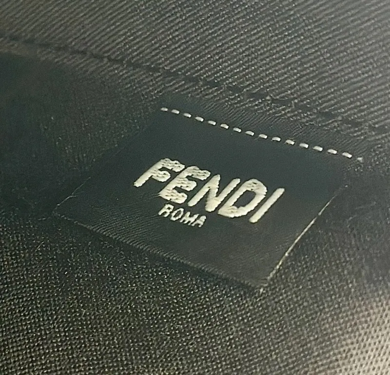 Fendi Blue FF Monogram Chain Crossbody Bag - Image 8