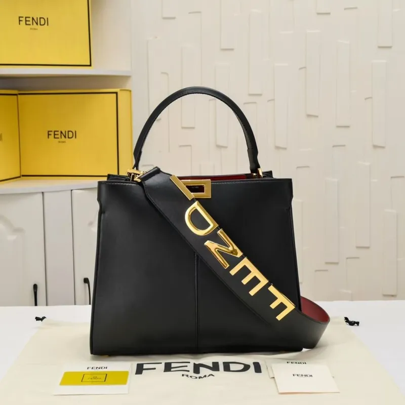 Fendi Black Top Handle Bag 93
