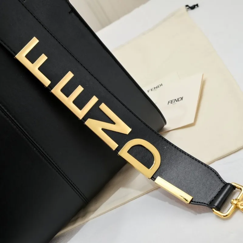 Fendi Black Top Handle Bag 93 - Image 3