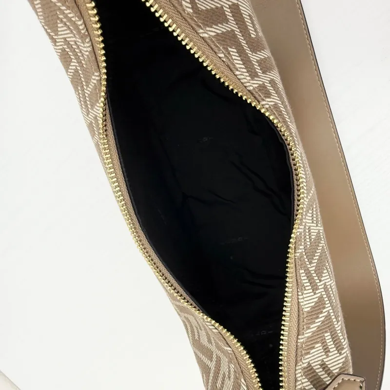 Fendi 8866-29 Taupe Hobo Shoulder Bag - Image 8