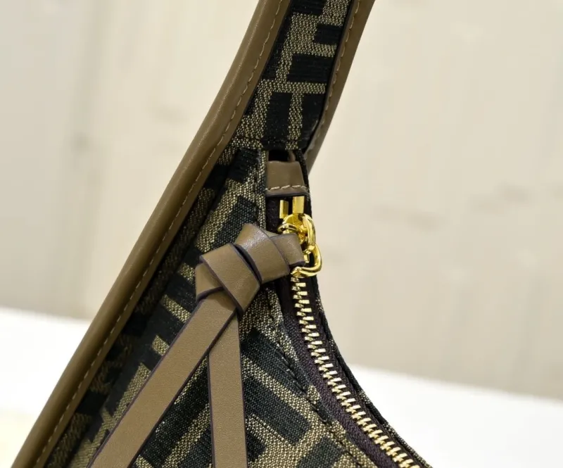 Fendi FF Monogram Hobo Shoulder Bag 108 - Image 3