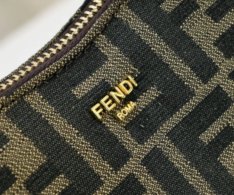 Fendi FF Monogram Hobo Shoulder Bag 108 - Image 4