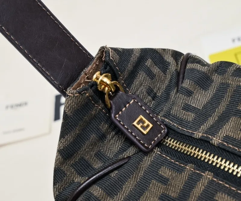 Fendi FF Pattern Top Handle Shoulder Bag 115 - Image 5