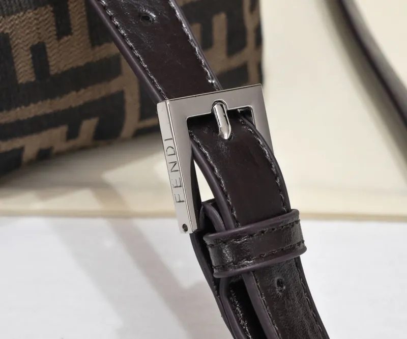 Fendi Brown Zucca Top Handle Bag 119 - Image 3