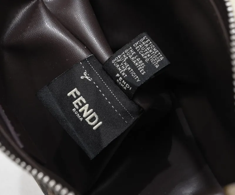 Fendi Brown Zucca Top Handle Bag 119 - Image 7