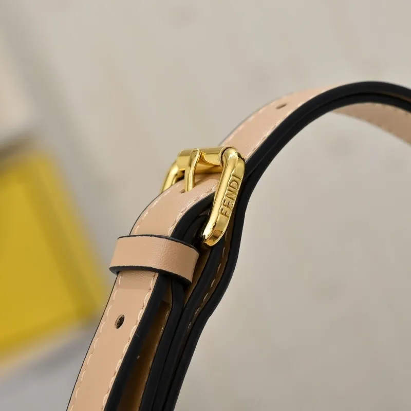 Fendi Beige Hobo Bag 138 - Image 5