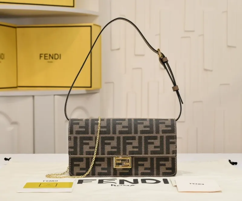 Fendi Zucca Monogram Shoulder Bag 147