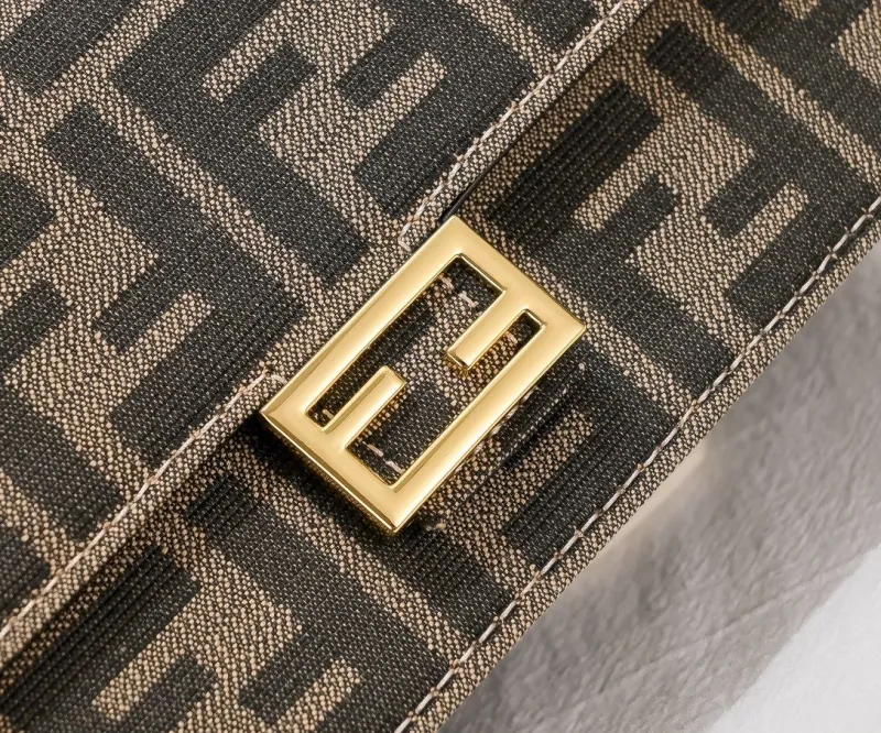 Fendi Zucca Monogram Shoulder Bag 147 - Image 3