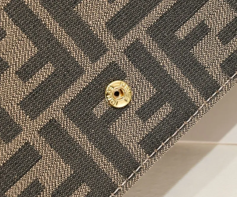 Fendi Zucca Monogram Shoulder Bag 147 - Image 7