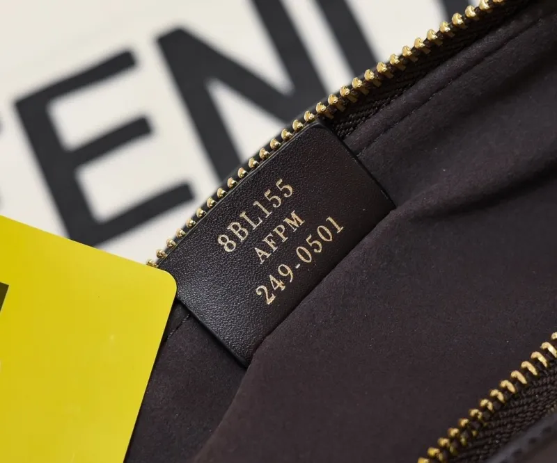 Fendi Brown FF Top Handle Crossbody Bag - Image 7