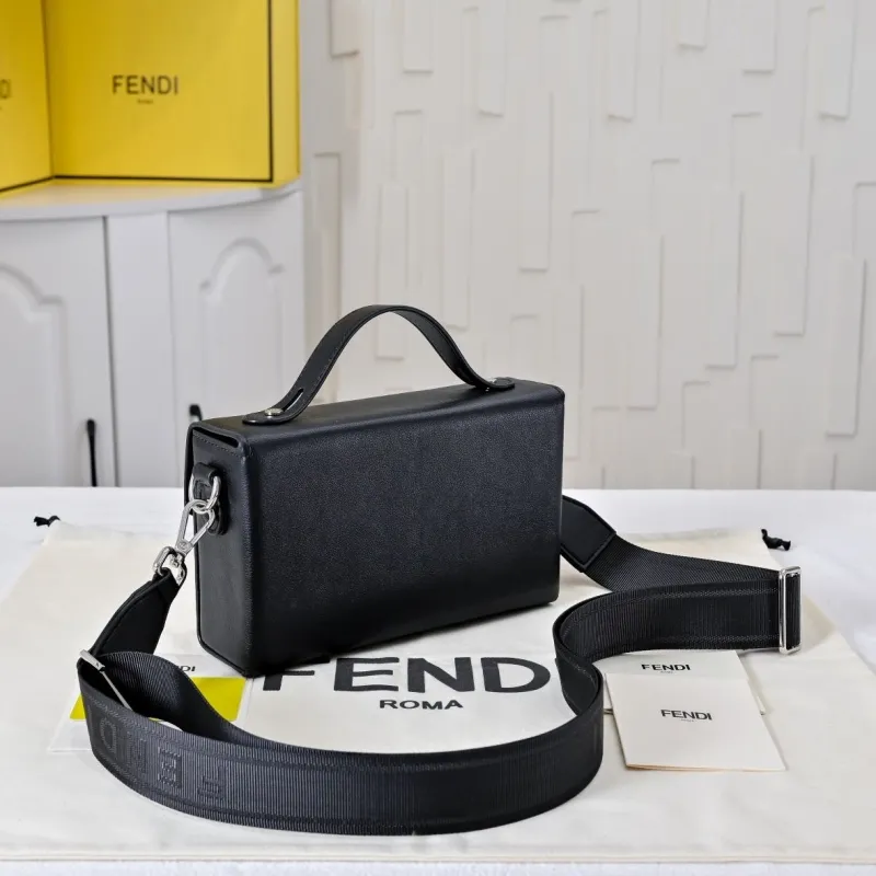 Alternative view of Fendi Black Monster Top Handle Crossbody Bag
