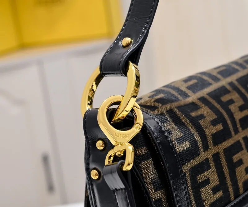 Alternative view of Fendi FF Monogram Top Handle Shoulder Bag