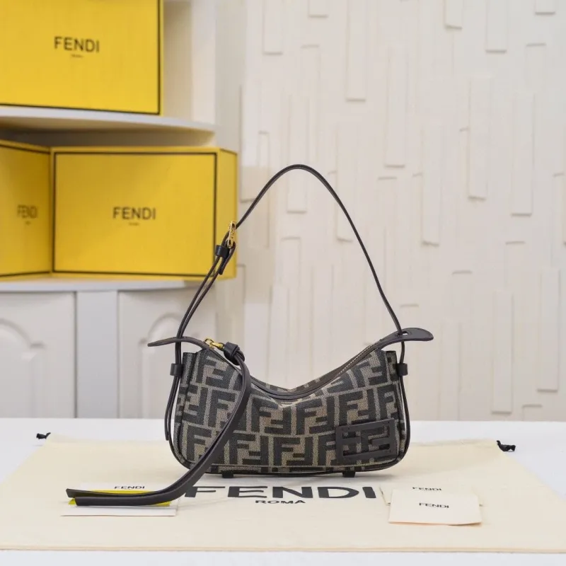 Fendi FF Monogram Top Handle Shoulder Bag 203