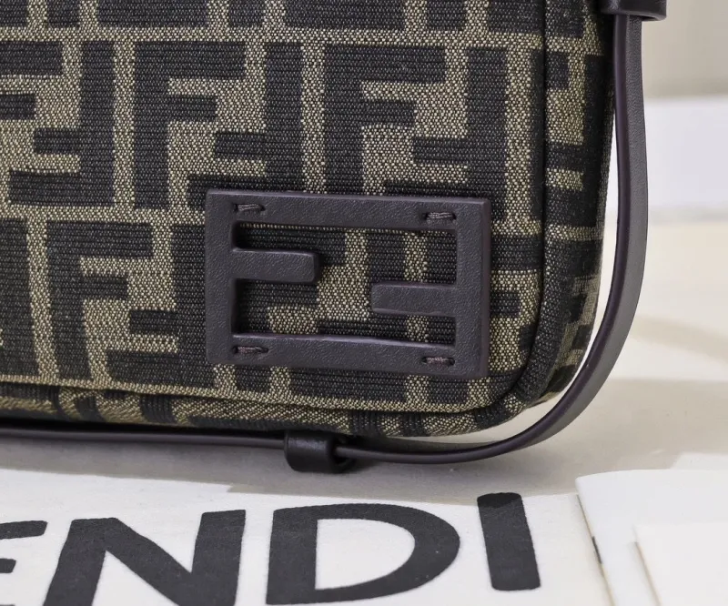 Alternative view of Fendi FF Monogram Top Handle Shoulder Bag 203