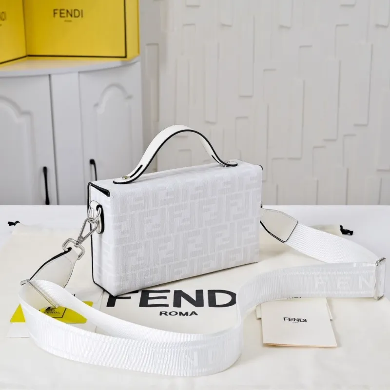 Alternative view of Fendi White Monster Top Handle Bag 204