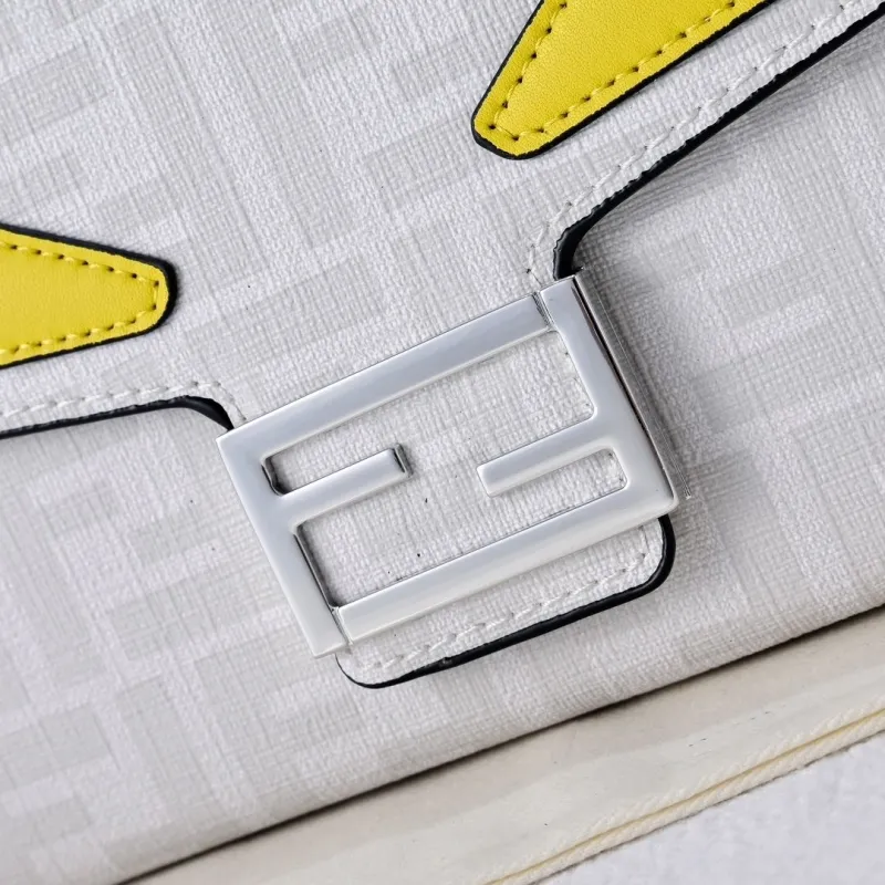 Fendi White Monster Top Handle Bag 204 - Image 4