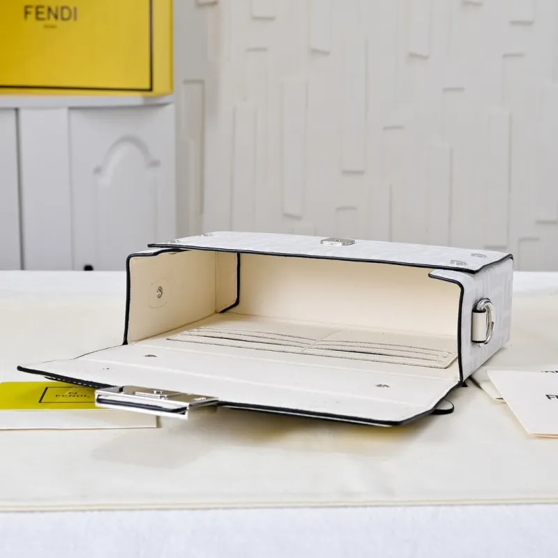 Fendi White Monster Top Handle Bag 204 - Image 9