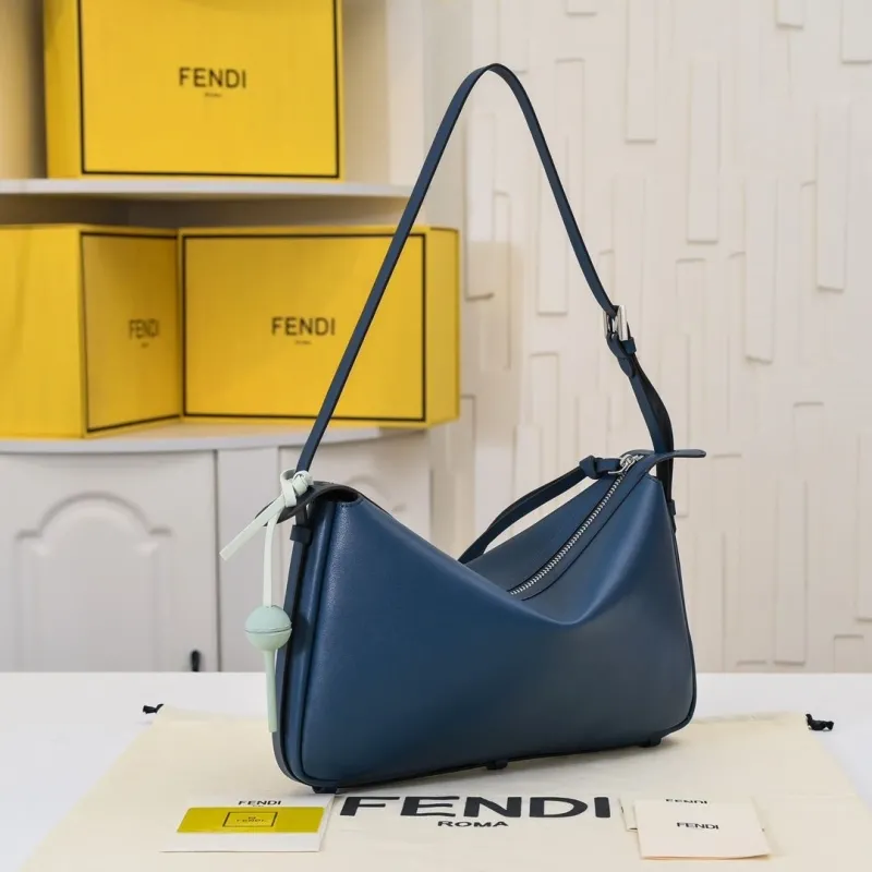 Alternative view of Fendi Blue Shoulder Bag 206