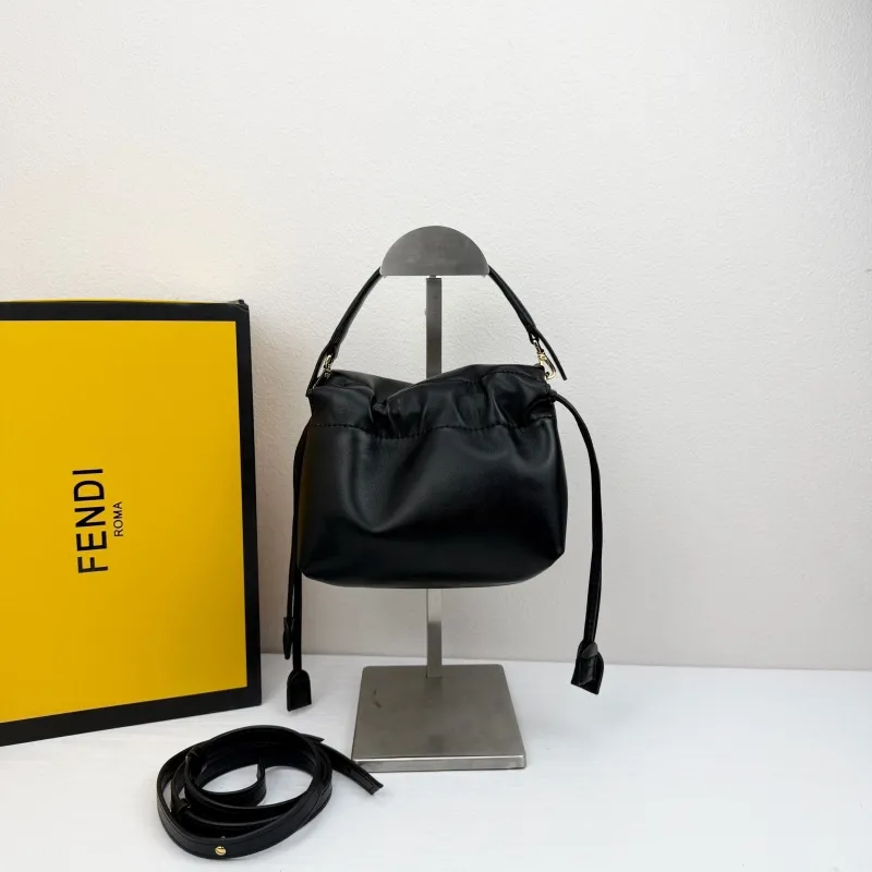 Fendi Black Top Handle Crossbody Bag 260 - Image 3