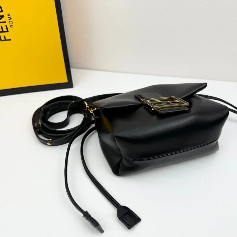 Fendi Black Top Handle Crossbody Bag 260 - Image 4