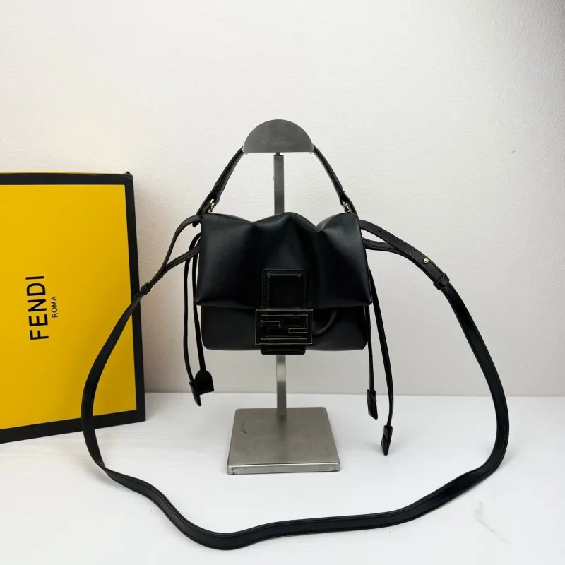Fendi Black Top Handle Crossbody Bag 260 - Image 5