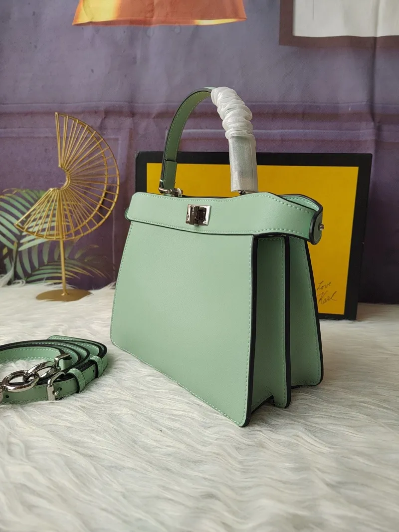 Fendi Mint Green Top Handle Bag 401 - Image 4