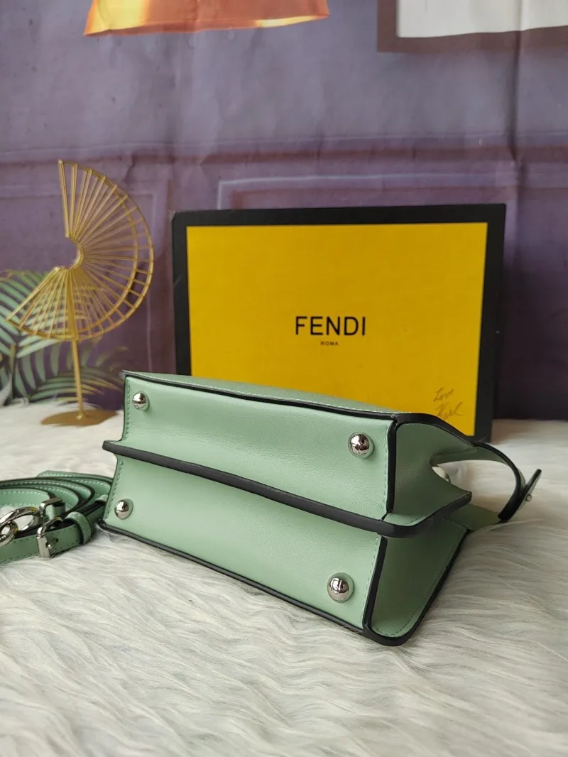 Fendi Mint Green Top Handle Bag 401 - Image 5