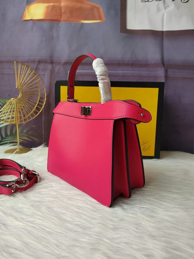 Fendi Fuchsia Top Handle Bag 403 - Image 4