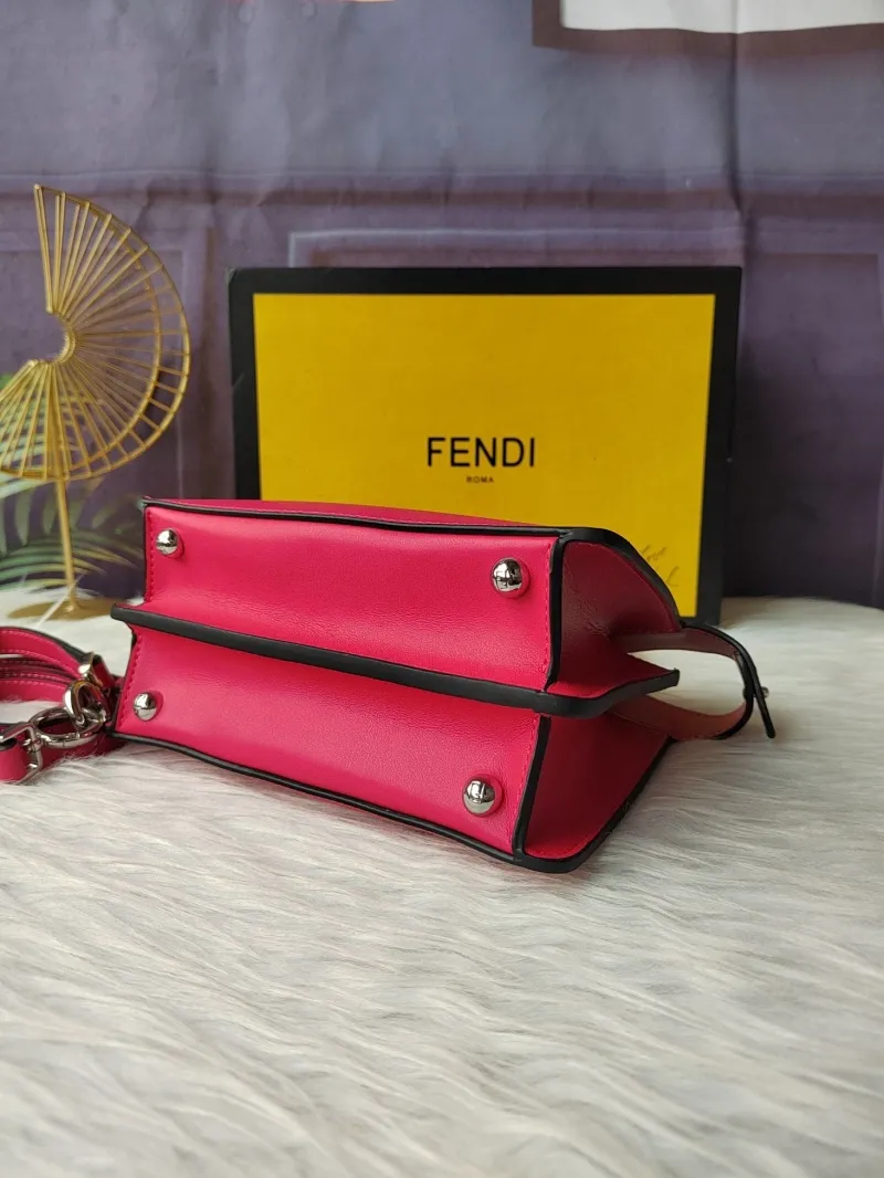 Fendi Fuchsia Top Handle Bag 403 - Image 5