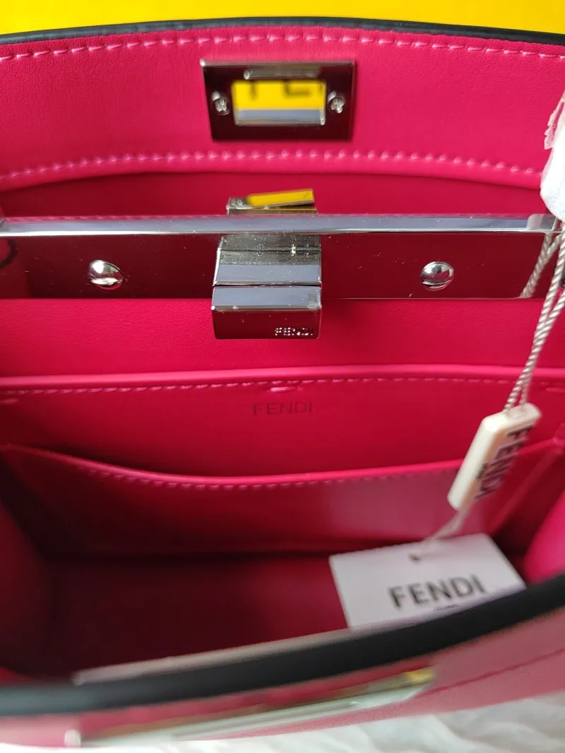 Fendi Fuchsia Top Handle Bag 403 - Image 8