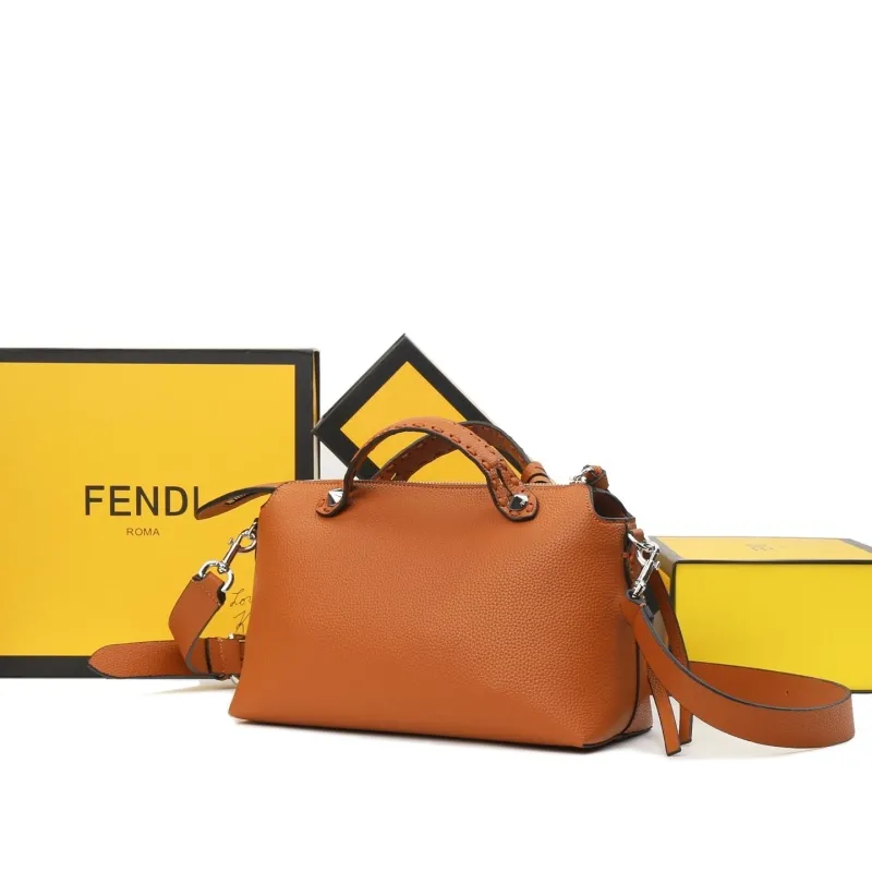 Fendi Brown Top Handle Bag 451 - Image 3