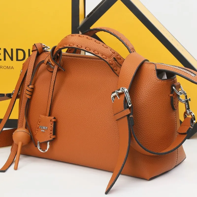 Fendi Brown Top Handle Bag 451 - Image 7