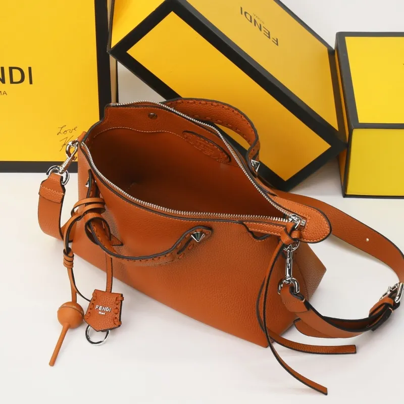 Fendi Brown Top Handle Bag 451 - Image 9