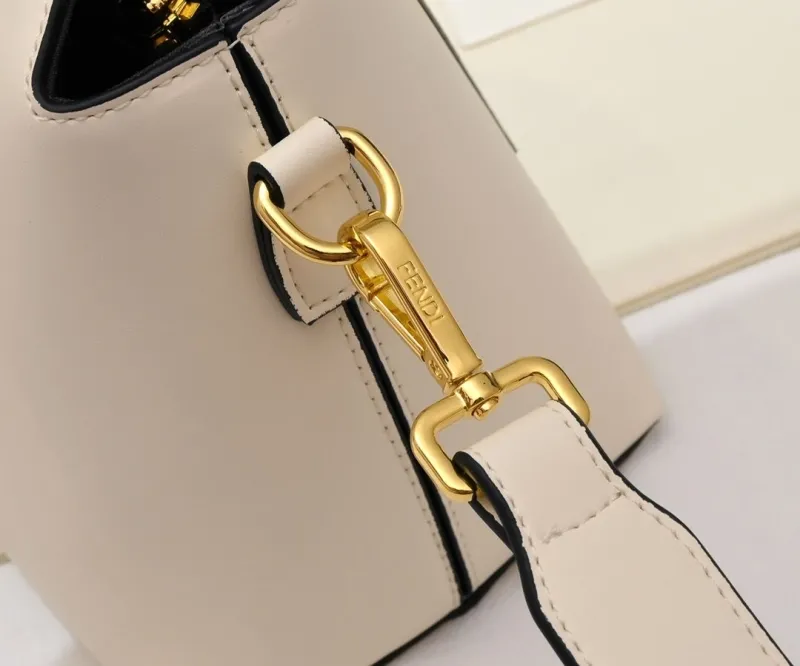 Fendi Roma White Top Handle Crossbody Bag - Image 4