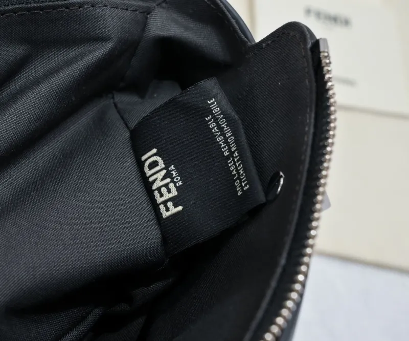 Fendi Brown Top Handle Crossbody Bag - Image 8