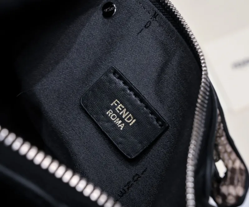 Fendi Black Top Handle Bag 477 - Image 6