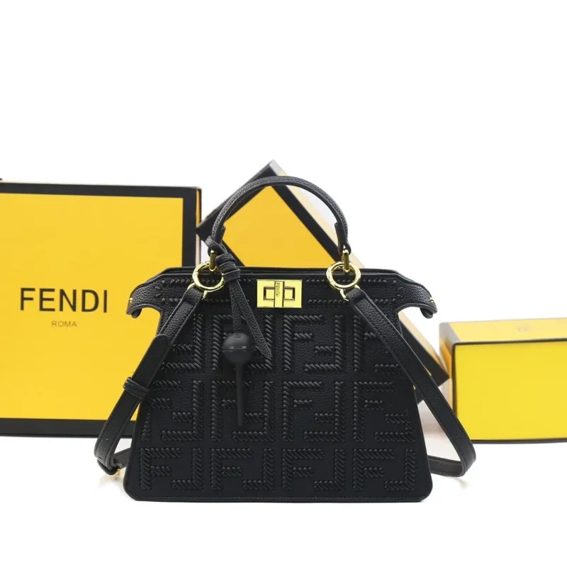 Fendi Black Top Handle Bag 481
