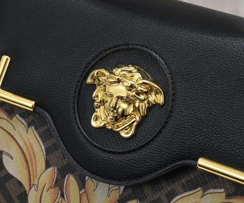 Fendi Baroque Print Top Handle Crossbody Bag - Image 4