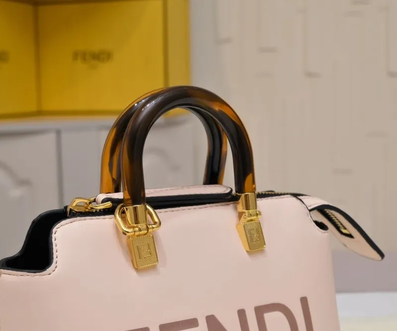 Fendi Light Pink Top Handle Bag 495 - Image 3