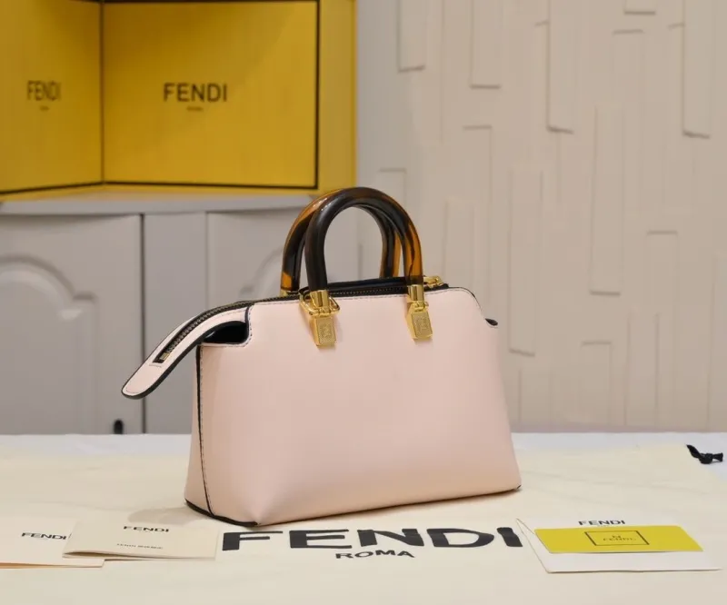 Fendi Light Pink Top Handle Bag 495 - Image 4
