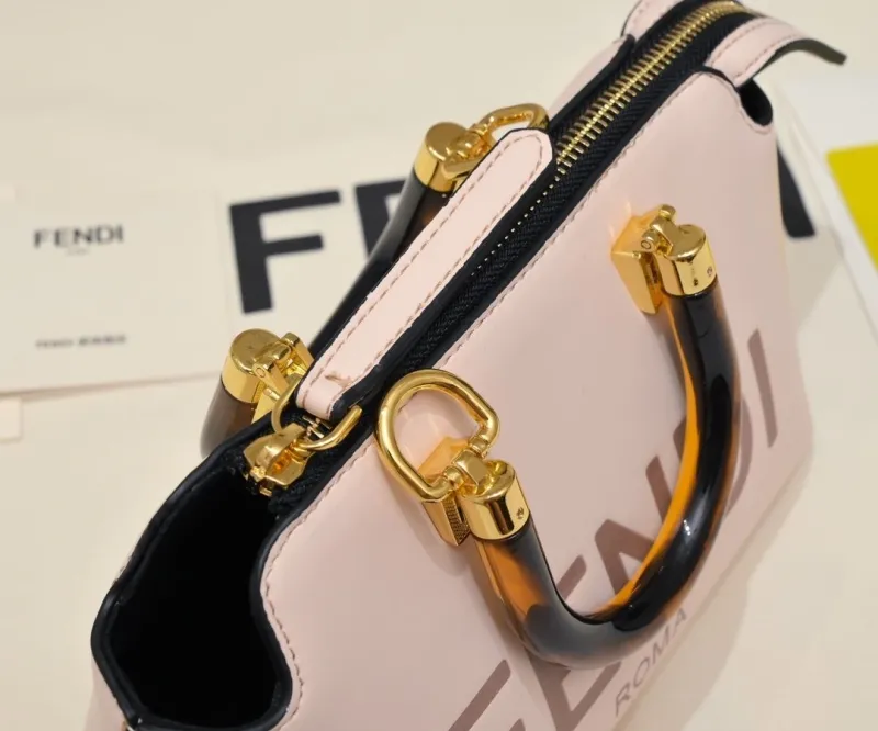 Fendi Light Pink Top Handle Bag 495 - Image 6