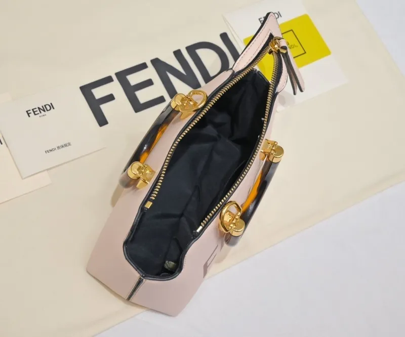 Fendi Light Pink Top Handle Bag 495 - Image 9
