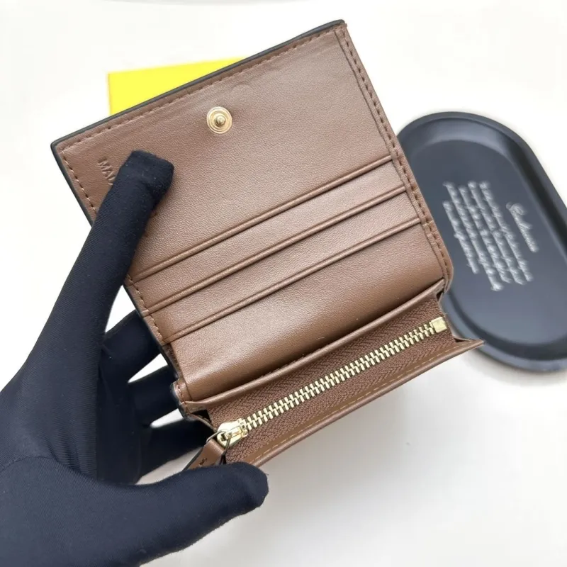 Fendi Brown Black FF Monogram Bifold Wallet - Image 9
