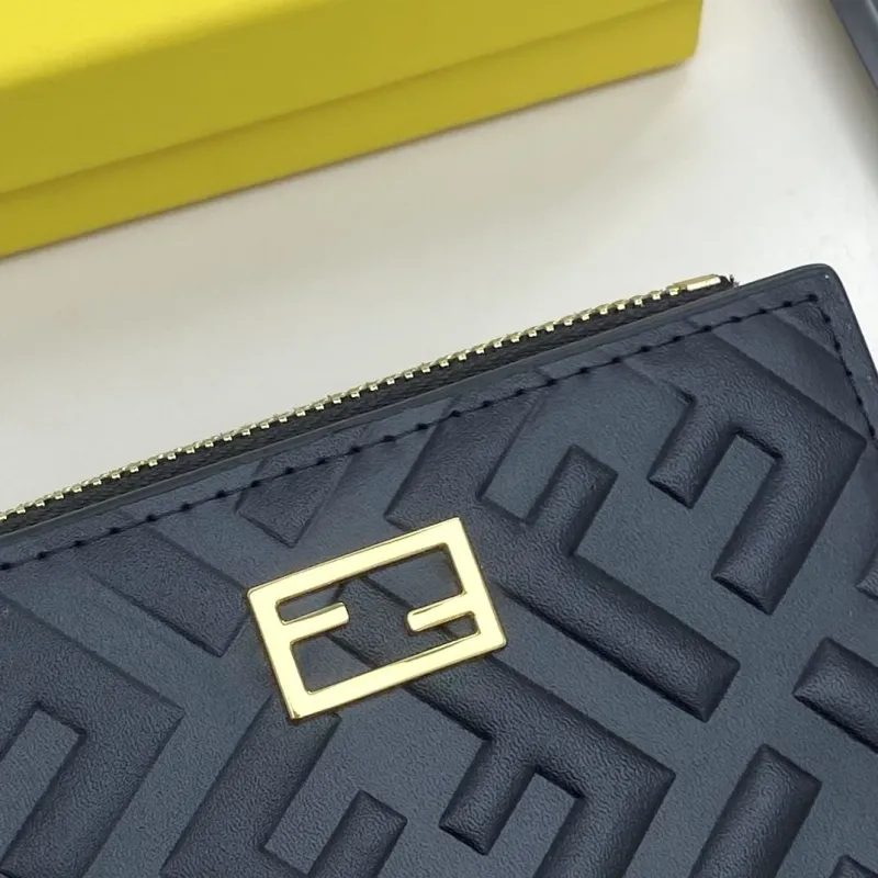 Fendi Black Leather Bifold Wallet - Image 5
