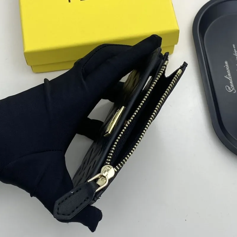 Fendi Black Leather Bifold Wallet - Image 6