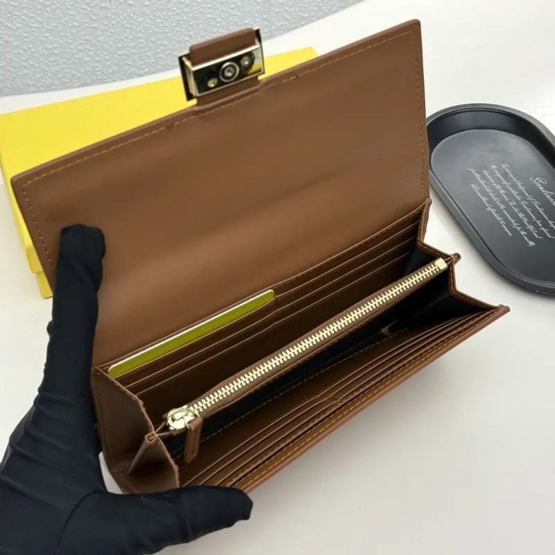 Fendi Brown FF Pattern Continental Wallet - Image 8